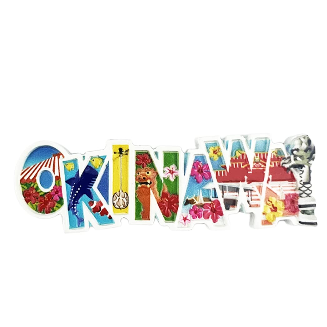 Amazon.com: Okinawa Japan 3D Letters Fridge Magnet Souvenir Gift